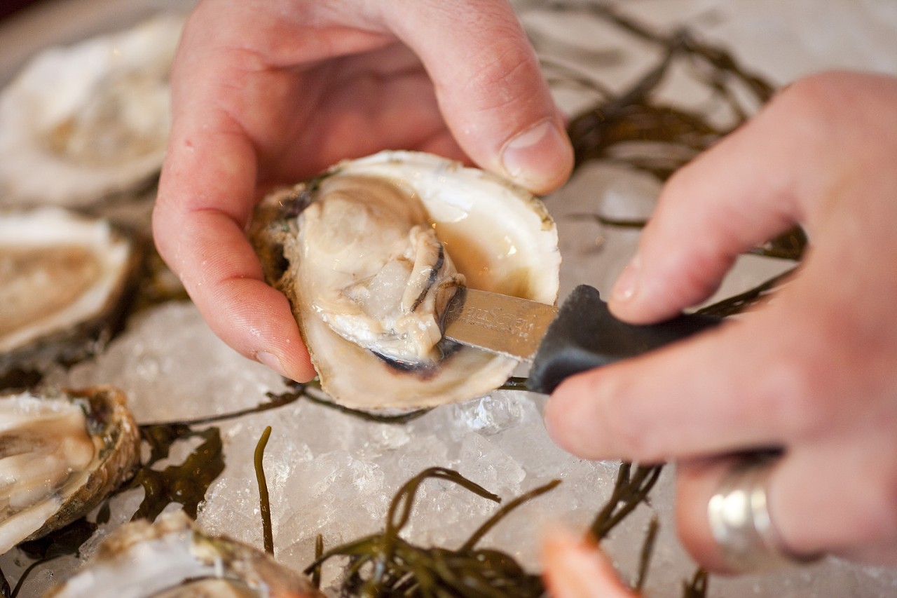 You could eat a raw oyster and get Vibrio.
Photo via Huffington Post