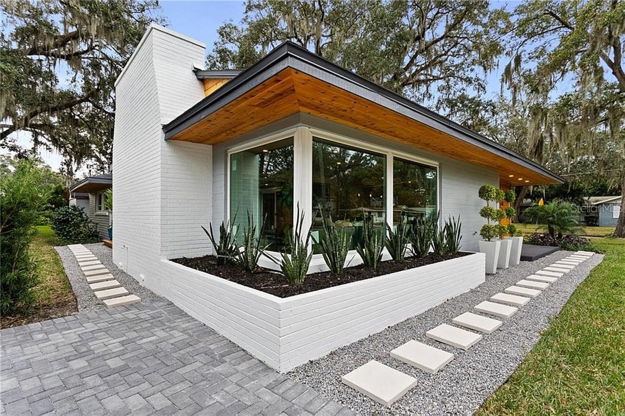 This restored College Park mid-century modern masterpiece is an elegantly retro delight