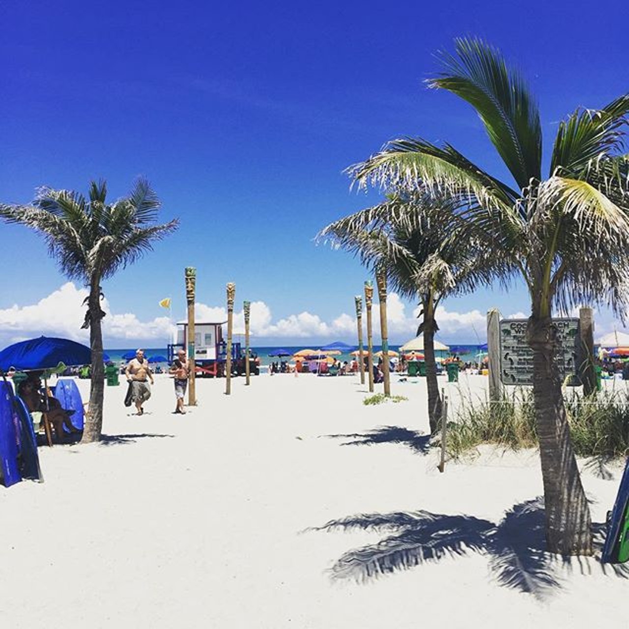 Make it a boozie beach day at Cocoa Beach
Cocoa is one of the closest beaches to Orlando, take advantage of it by grabbing a six pack with your friends and relaxing on the sand. Be a good neighbor and don&#146;t leave any trash on the beach, though.
Photo via fromthebeach2themountains/Instagram