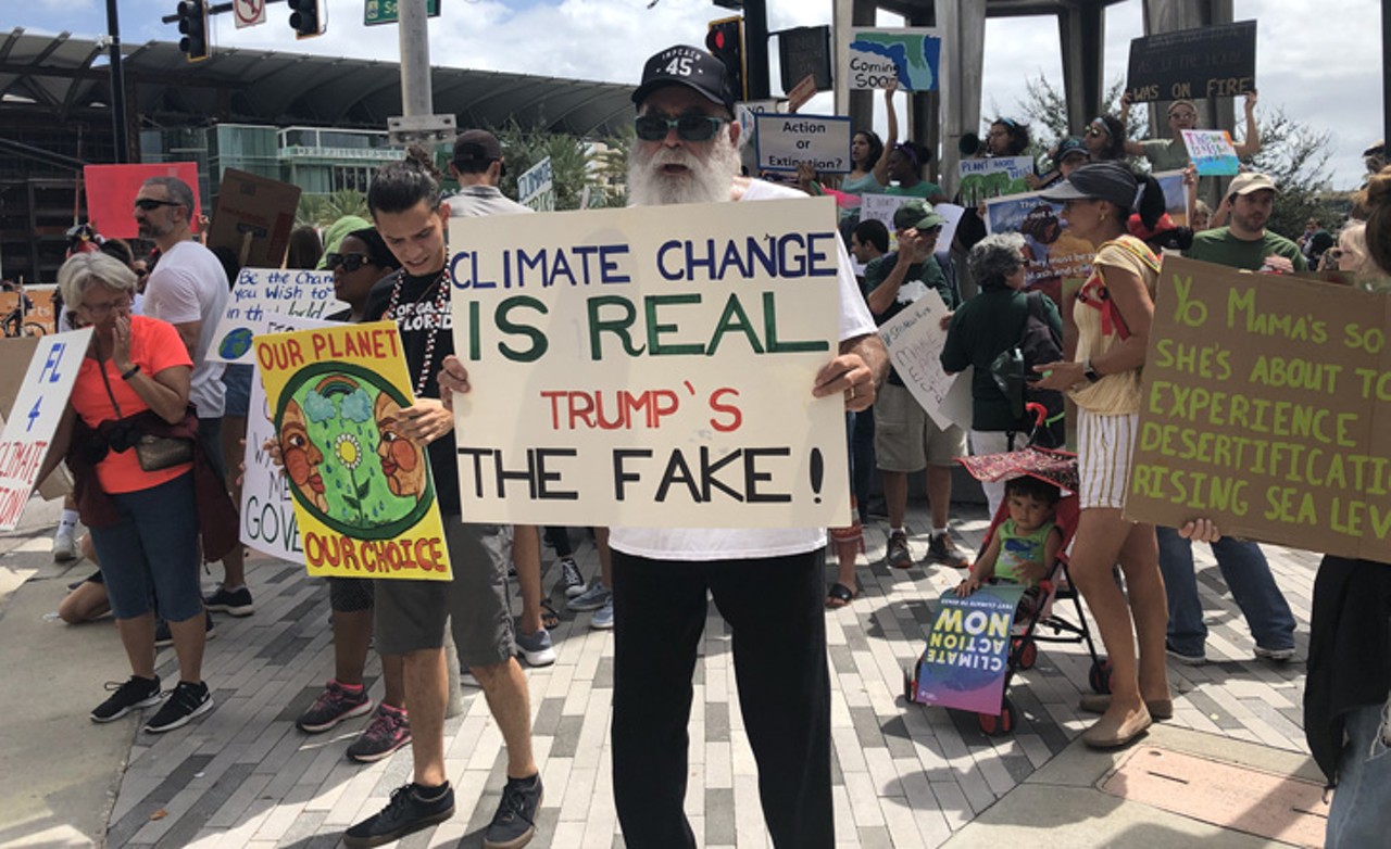 The best signs and the most passionate protesters from Orlando's