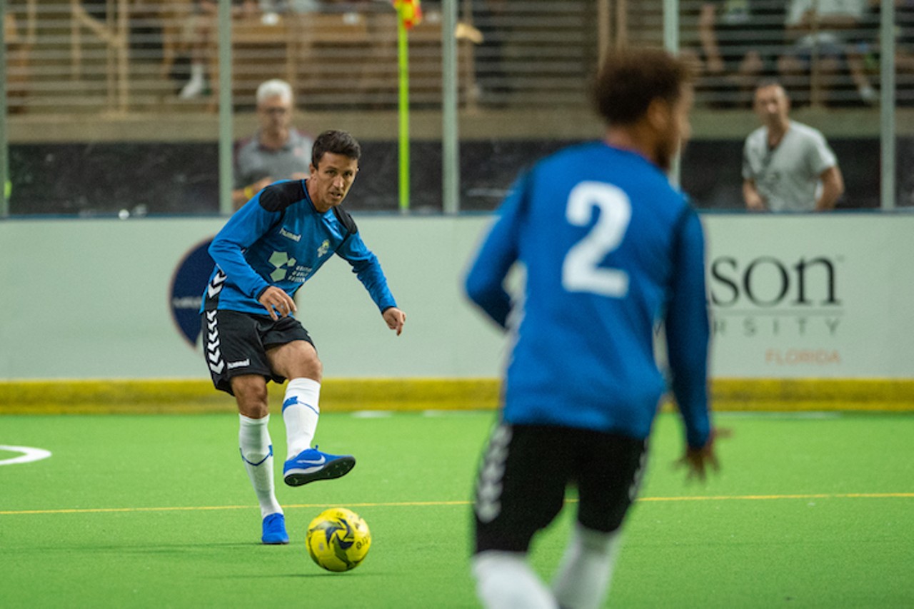 The SeaWolves, Orlando's pro indoor soccer team, beat the Brazil National squad last weekend