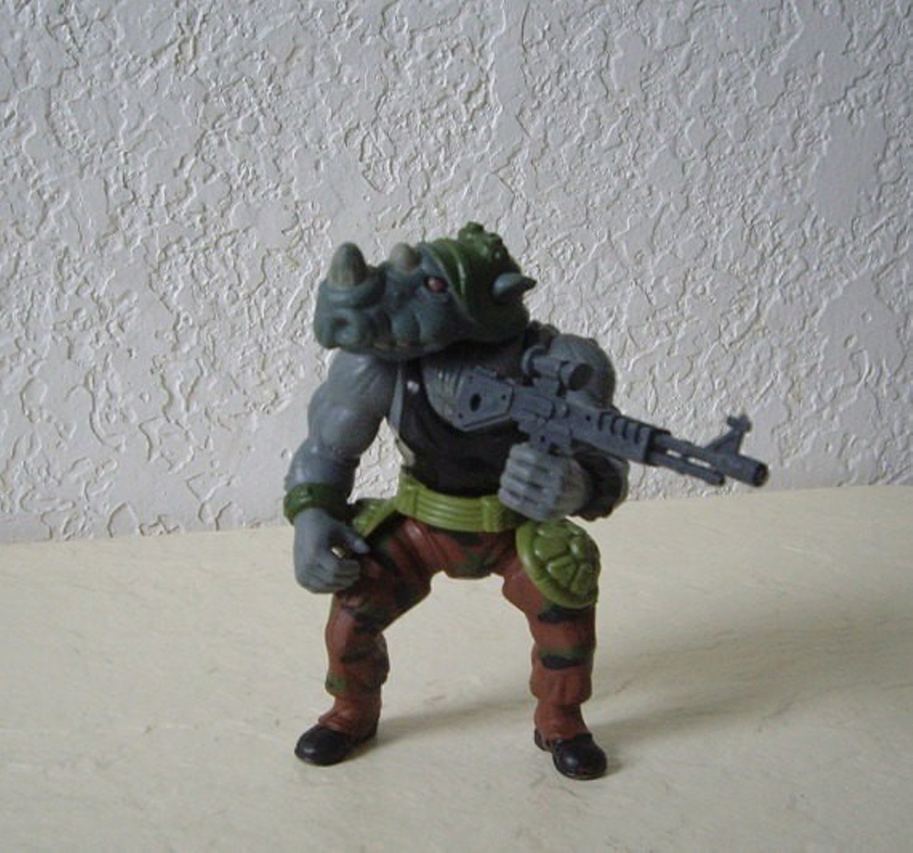 You could run into a man named Rhino, who may or may not have a rocket launcher. 
Photo via Etsy