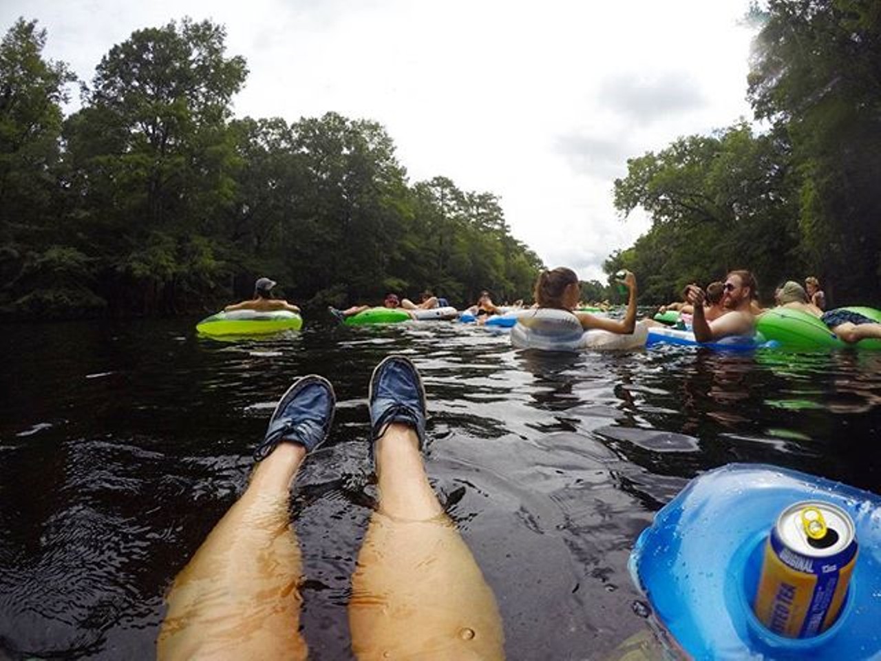  Bring some cold ones to Ginnie Springs
7300 Ginnie Springs Rd, High Springs,(386) 454-7188 
This 200 acre site has seven springs, but more notably is its deep underwater caves. Have a couple drinks with some pals, jump in the water, and see what lies below. 
Photo via sunlashine/Instagram