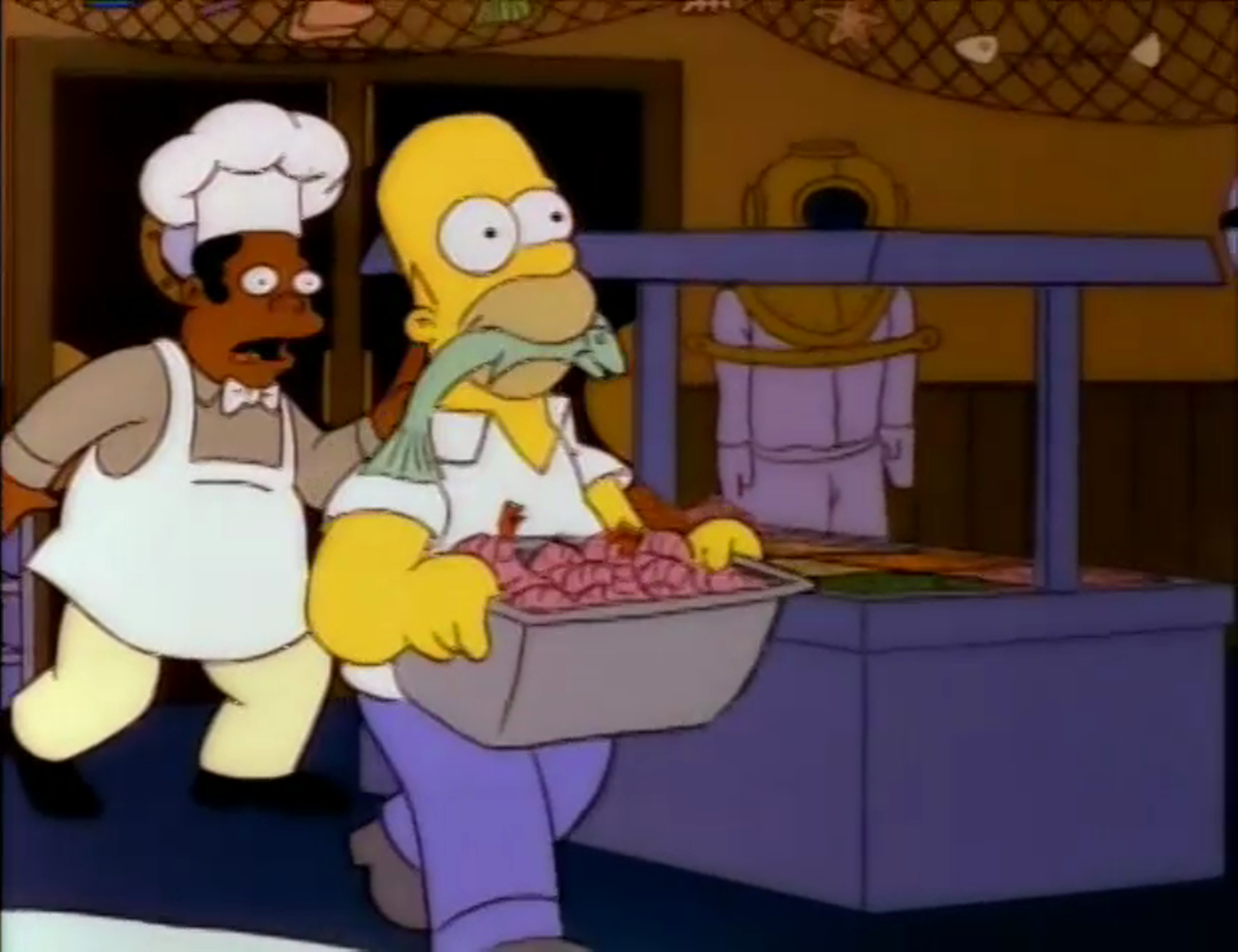 There's going to be a Frying Dutchman, where you can eat seafood ...