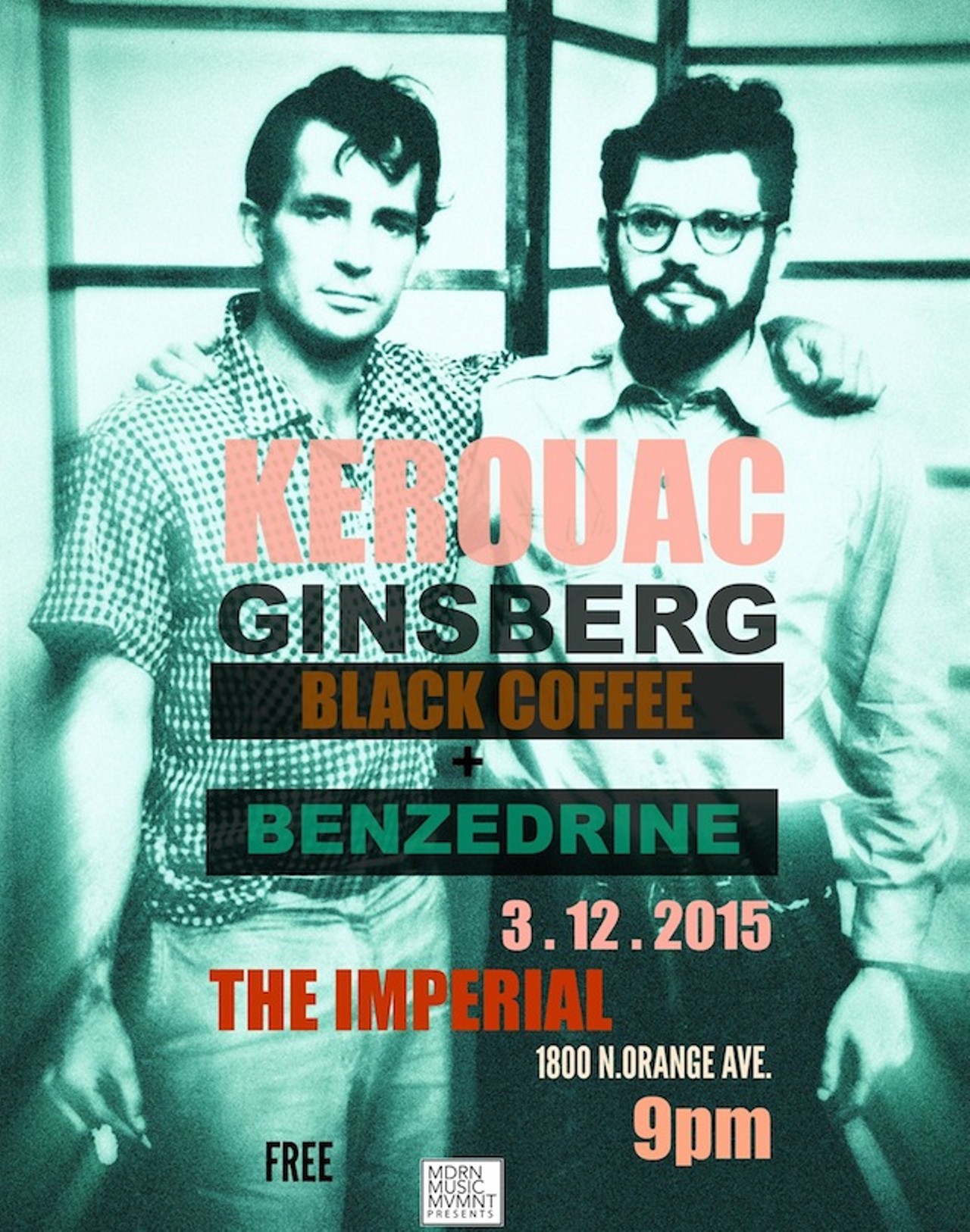 Thursday, March 12Black Coffee and Benzedrine: Kerouac and Ginsberg Reading