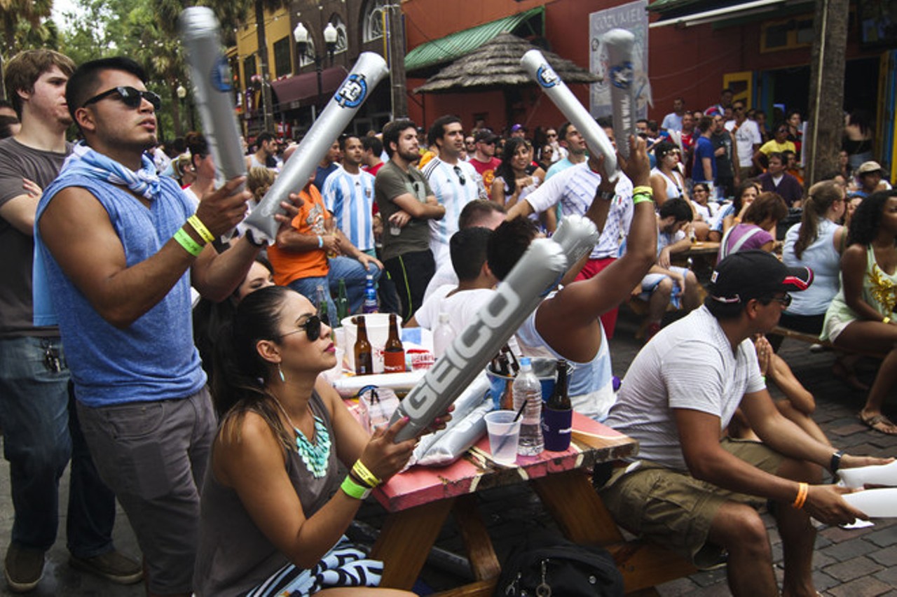 World Cup Finals: Photos from Argentina vs. Germany at Wall Street Plaza