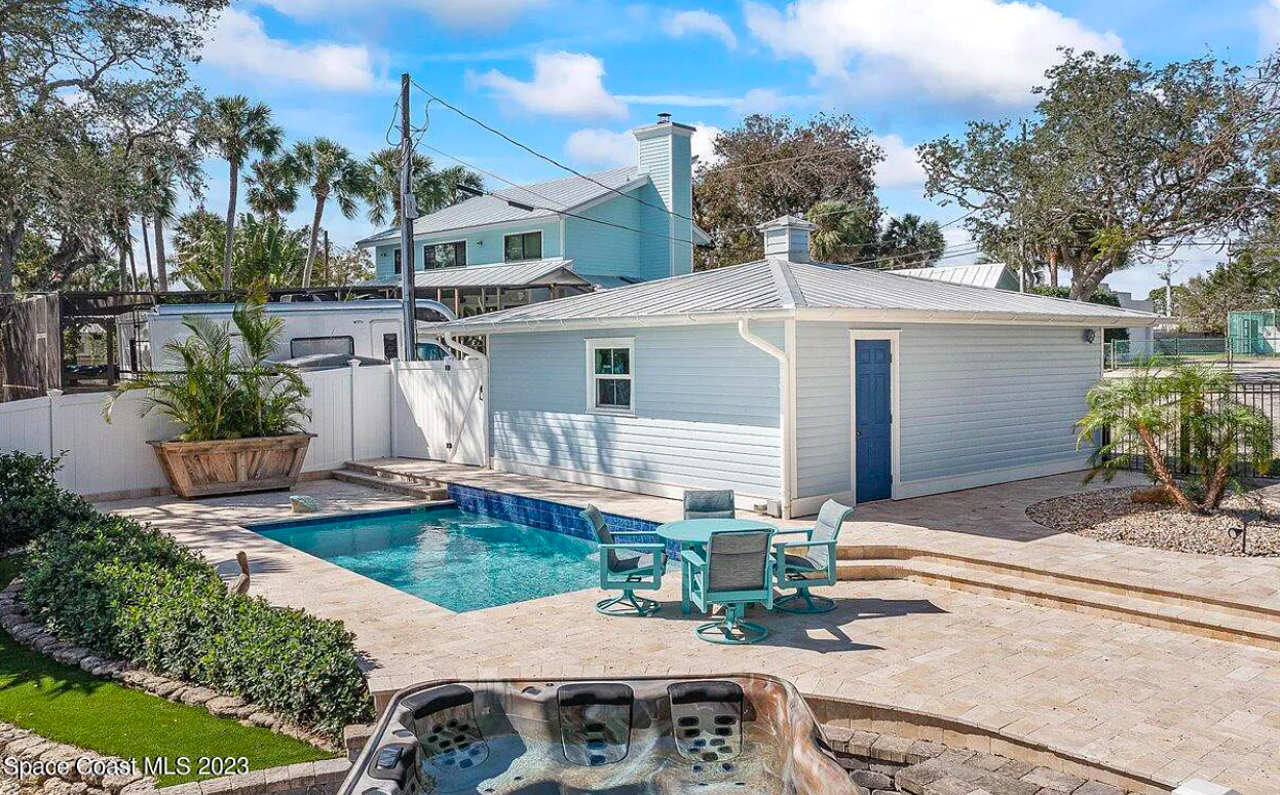 This $1.5 million Old-Florida home is literally on the water