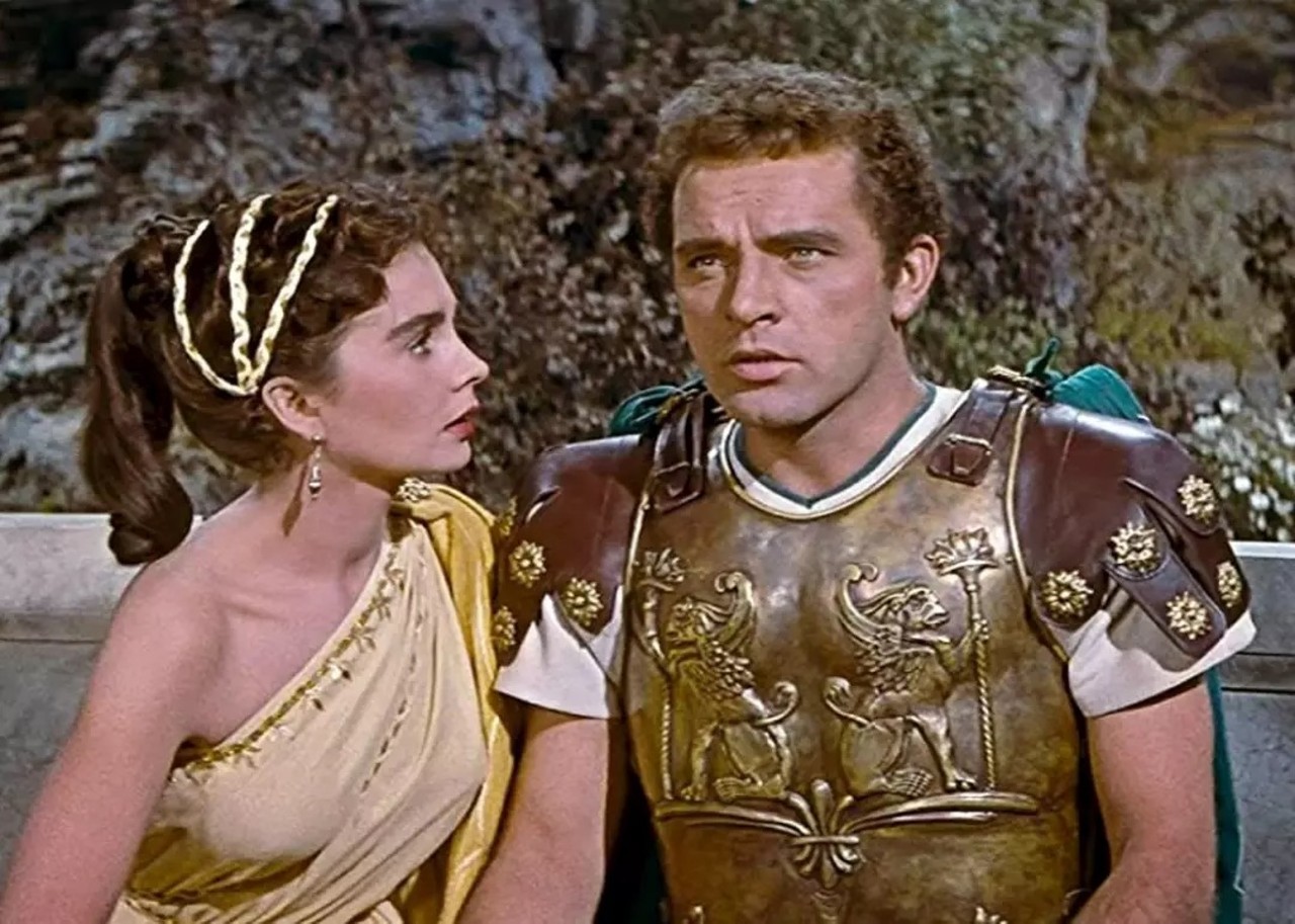 No 23. The Robe (1953)
- Director: Henry Koster
- IMDb user rating: 6.7
- Runtime: 135 minutes
This epic centers on Roman tribune Marcellus Gallio (Richard Burton), who lays claim to Jesus' mantle after the crucifixion. Tormented by guilt, he embarks on a path toward Christian redemption. "Overblown melodramatic biblical nonsense," critic Kim Newman wrote of the film for Empire magazine. It lost in the Best Picture category to From Here to Eternity.