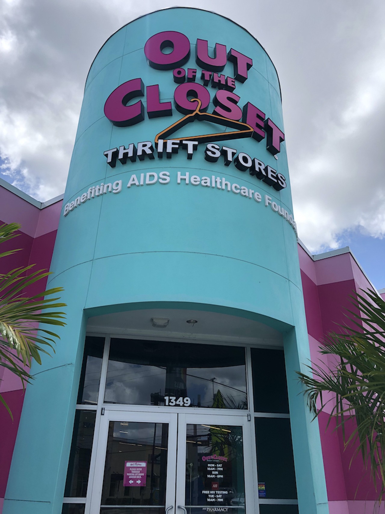 Out of the Closet
1349 N. Mills Ave., Orlando
This nonprofit thrift store is just one in a chain of stores that benefit AIDS Healthcare Foundation. Shoppers can browse the brightly colored store for funky second-hand pieces and take advantage of the store's free HIV testing.