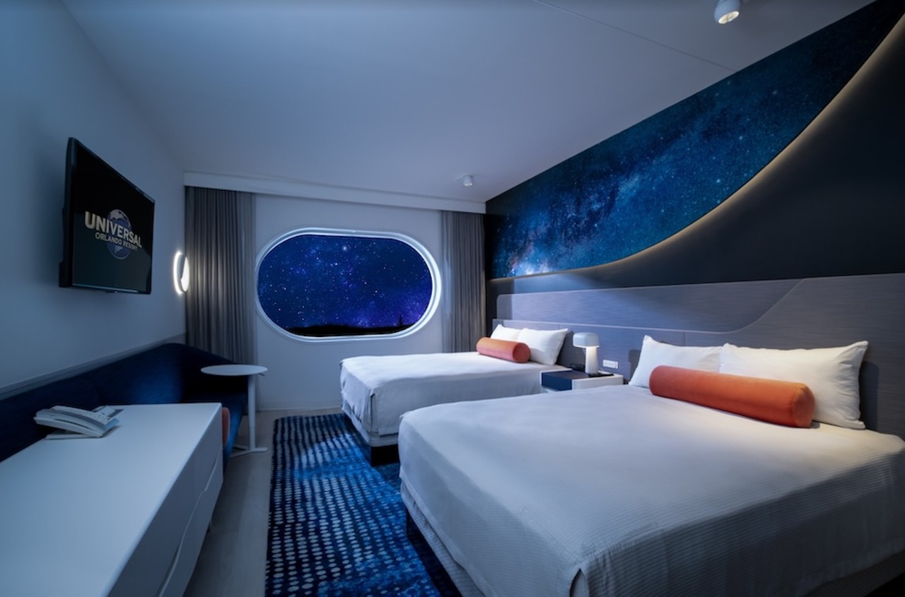 Guest room at Universal Stella Nova Resort