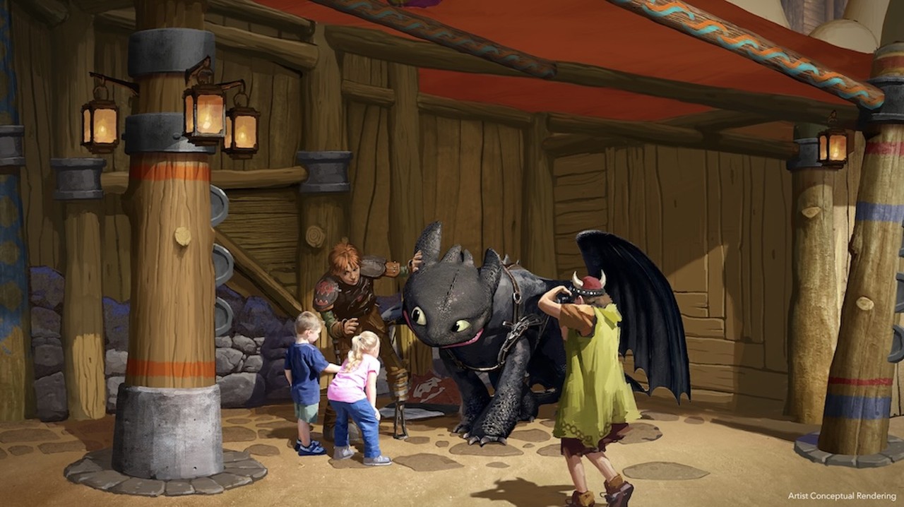 Hiccup and Toothless meet-and-greet