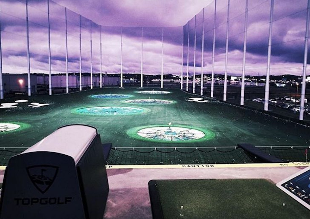 Whack golf balls as hard as you can at Top Golf
9295 Universal Blvd, Orlando, 407-218-7714 Top Golf  
Orlando is known to have a few golf courses but, if you don&#146;t have the patience for a full 18 holes and just want to go for distance Topgolf driving range is a cool way to do it. Plus, they have food and drinks and it&#146;s not really your traditional driving range.  
Photo via topgolf / Instagram