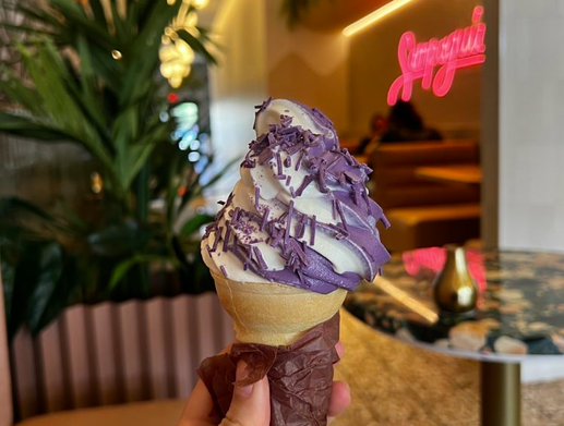 Sampaguita
1223 E. Colonial Drive 
Just opened earlier this year, Sampaguita is serving up vibrant colors and flavors in the form of Filipino ice cream and sweets. It's woman-owned and full of full foliage and neon signs, making for a perfect summer afternoon hang out spot.