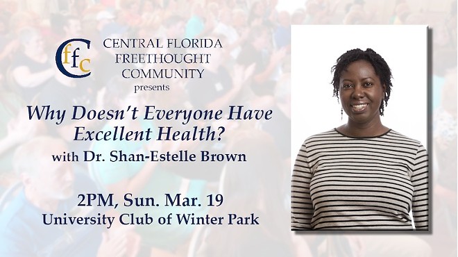 "Why Doesn't Everyone Have Excellent Health?":  Dr. Shan-Estelle Brown