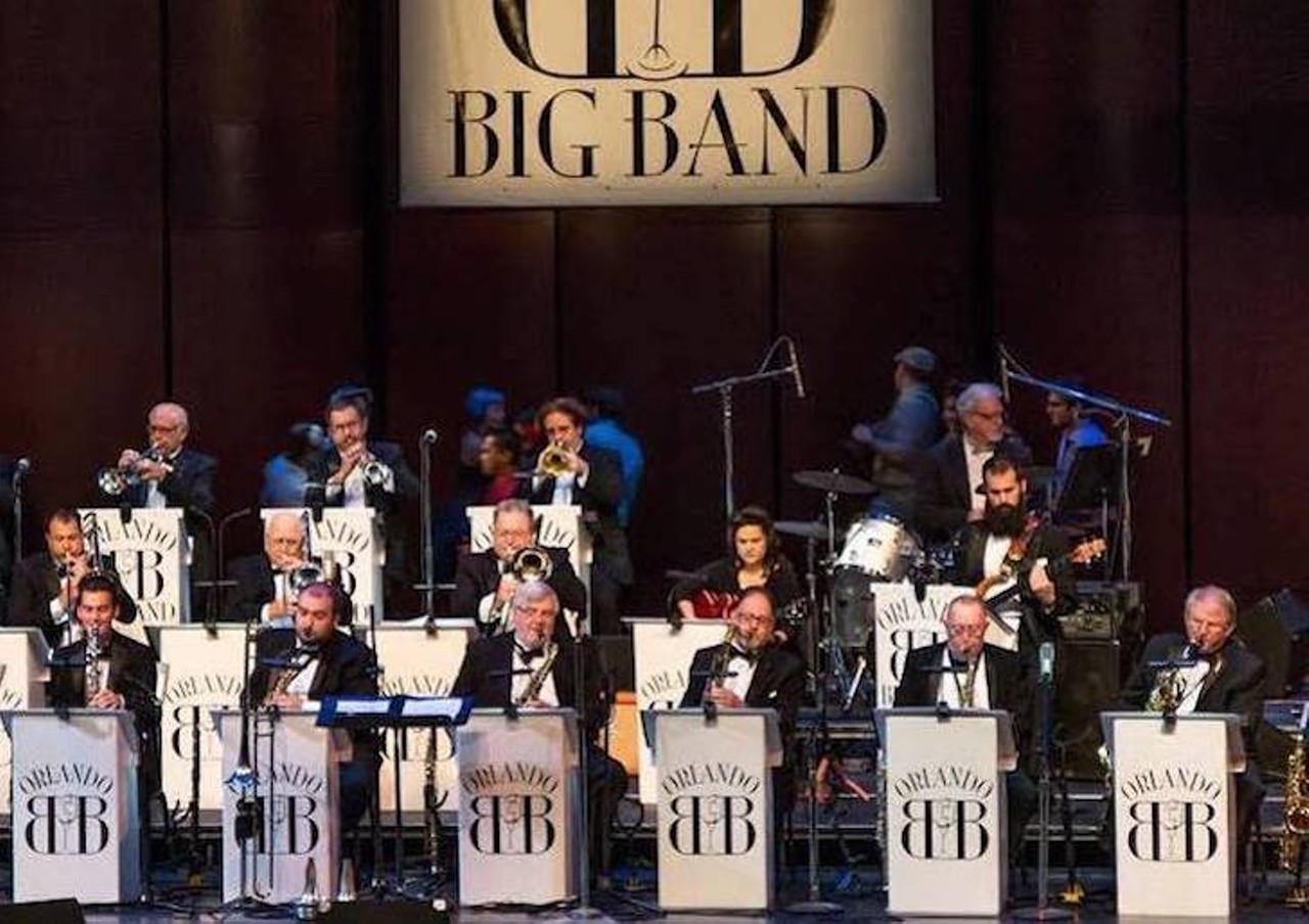 Orlando Big Band: A Swingtime Christmas  
201 S. Magnolia Ave., Sanford, FL 32771, 407-321-8111
Come out and move to classic selections from the '30s, '40s, '50s and '60s on Dec. 15 at the Wayne Densch Performing Arts Center starting at 3 p.m.
Photo via Wayne Densch Performing Arts Center/Facebook