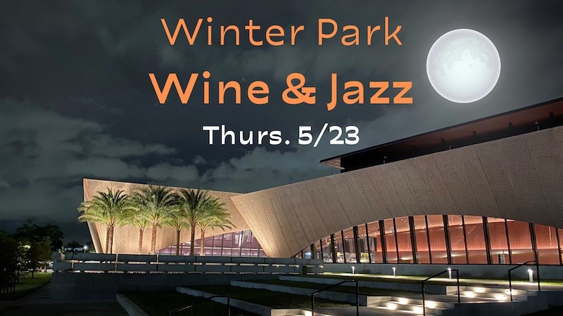 Winter Park Events Center under a full moon