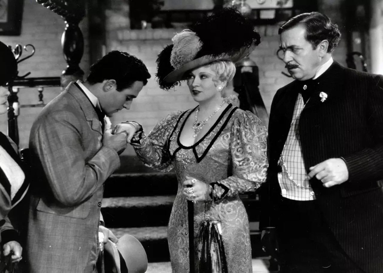 No. 8. She Done Him Wrong (1933)
- Director: Lowell Sherman
- IMDb user rating: 6.3
- Runtime: 66 minutes
Mae West delivers a star-making performance as barroom singer Lady Lou in this pre-Hays Code romantic dramedy. It was adapted from West's stage play Diamond Lil, in which she similarly dispensed her languid brand of sharp wit. The film also features one of the earliest performances by Cary Grant as one of Lou's potential suitors. With a sole Oscar nomination for Best Picture, it lost out to the war drama Cavalcade.
