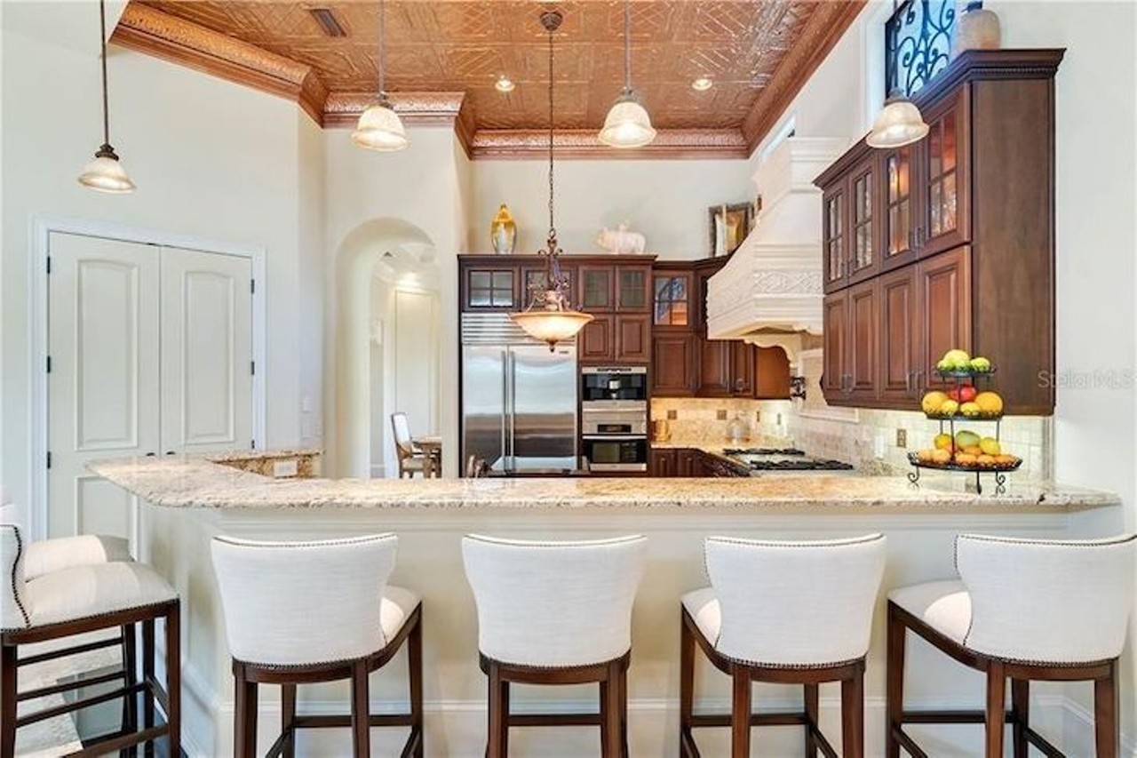 You could be 'da king' of DeBary, in this massive Mediterranean mansion